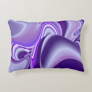 Purple Flower Rainbow Dreams Decorative Cushion
