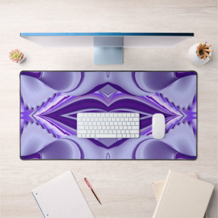 Purple Flower Rainbow Dreams Desk Mat
