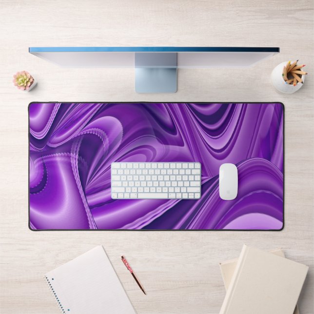 Purple Flower Rainbow Dreams Desk Mat (Office 1)