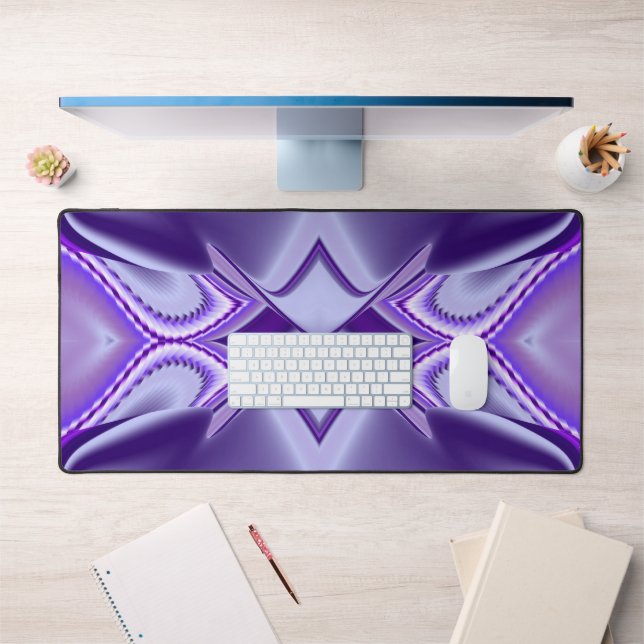 Purple Flower Rainbow Dreams Desk Mat (Office 1)
