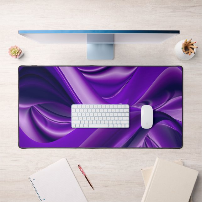 Purple Flower Rainbow Dreams Desk Mat (Office 1)
