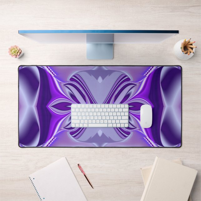Purple Flower Rainbow Dreams Desk Mat (Office 1)