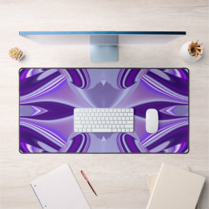 Purple Flower Rainbow Dreams Desk Mat