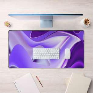 Purple Flower Rainbow Dreams Desk Mat