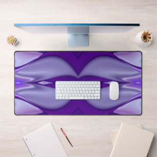 Purple Flower Rainbow Dreams Desk Mat