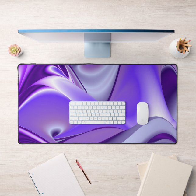 Purple Flower Rainbow Dreams Desk Mat (Office 1)