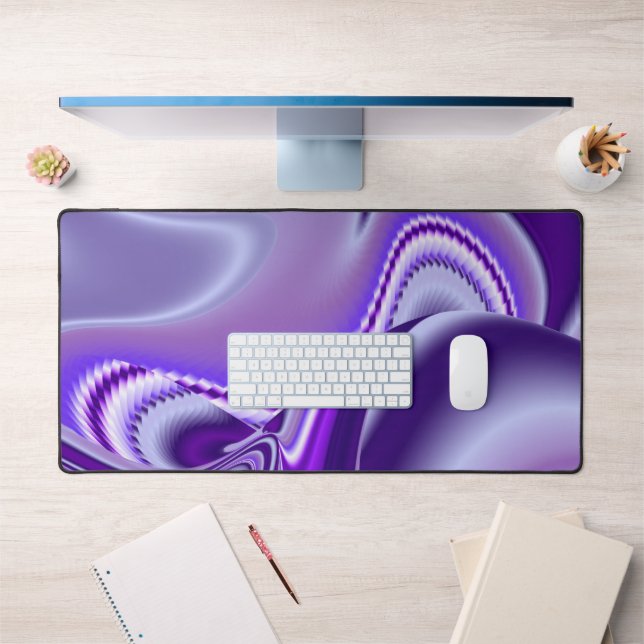 Purple Flower Rainbow Dreams Desk Mat (Office 1)