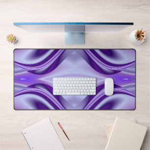 Purple Flower Rainbow Dreams Desk Mat