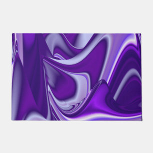 Purple Flower Rainbow Dreams Doormat