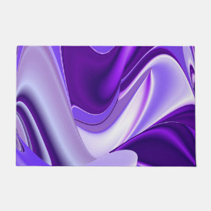 Purple Flower Rainbow Dreams Doormat