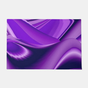 Purple Flower Rainbow Dreams Doormat