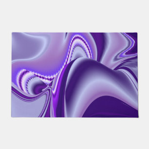 Purple Flower Rainbow Dreams Doormat