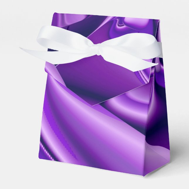 Purple Flower Rainbow Dreams Favour Box (Front Side)