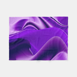 Purple Flower Rainbow Dreams Fleece Blanket