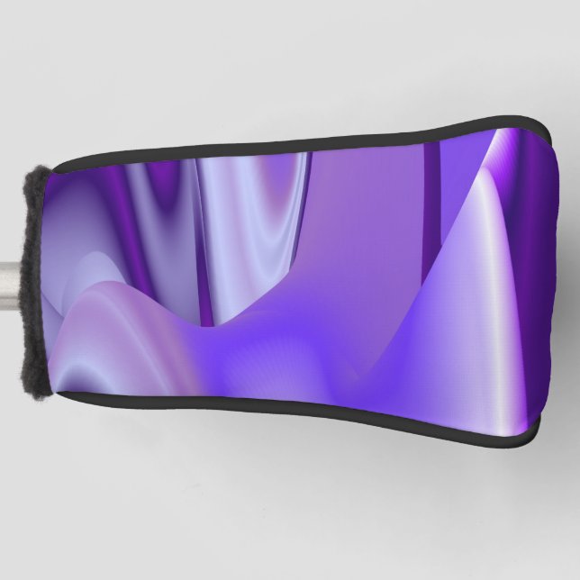 Purple Flower Rainbow Dreams Golf Head Cover (Front)