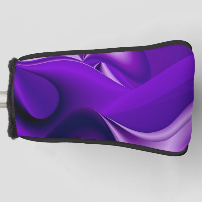 Purple Flower Rainbow Dreams Golf Head Cover (Front)