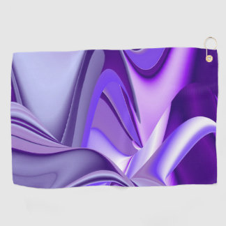 Purple Flower Rainbow Dreams Golf Towel