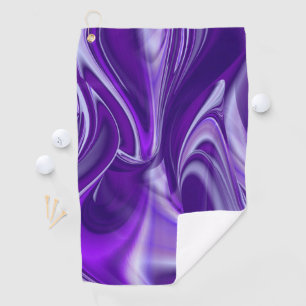 Purple Flower Rainbow Dreams Golf Towel