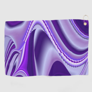 Purple Flower Rainbow Dreams Golf Towel