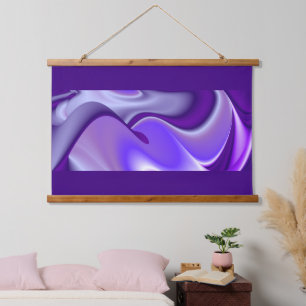 Purple Flower Rainbow Dreams Hanging Tapestry