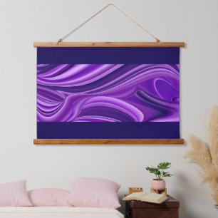 Purple Flower Rainbow Dreams Hanging Tapestry