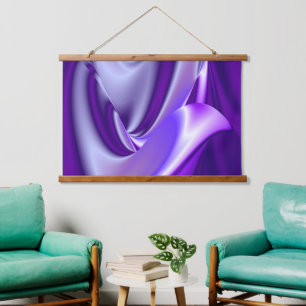 Purple Flower Rainbow Dreams Hanging Tapestry