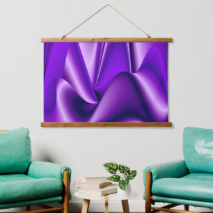 Purple Flower Rainbow Dreams Hanging Tapestry