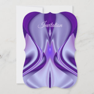 Purple Flower Rainbow Dreams Invitation
