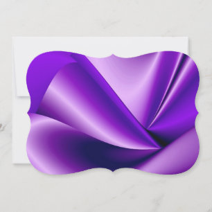 Purple Flower Rainbow Dreams Invitation
