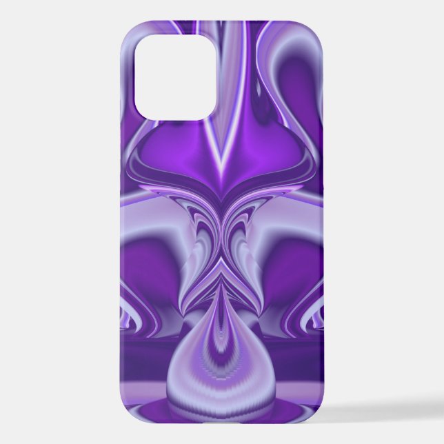 Purple Flower Rainbow Dreams iPhone Case (Back)
