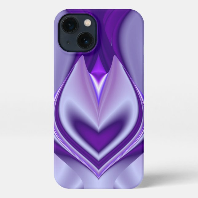Purple Flower Rainbow Dreams iPhone Case (Back)