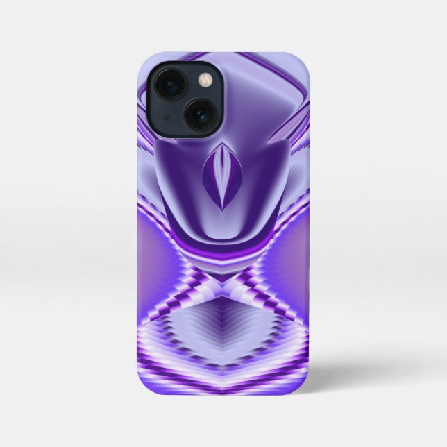Purple Flower Rainbow Dreams iPhone Case (Back)