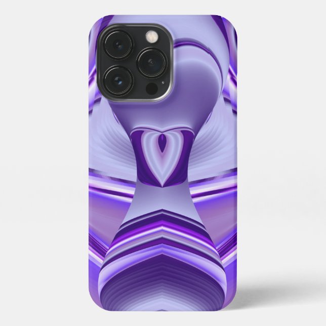 Purple Flower Rainbow Dreams iPhone Case (Back)