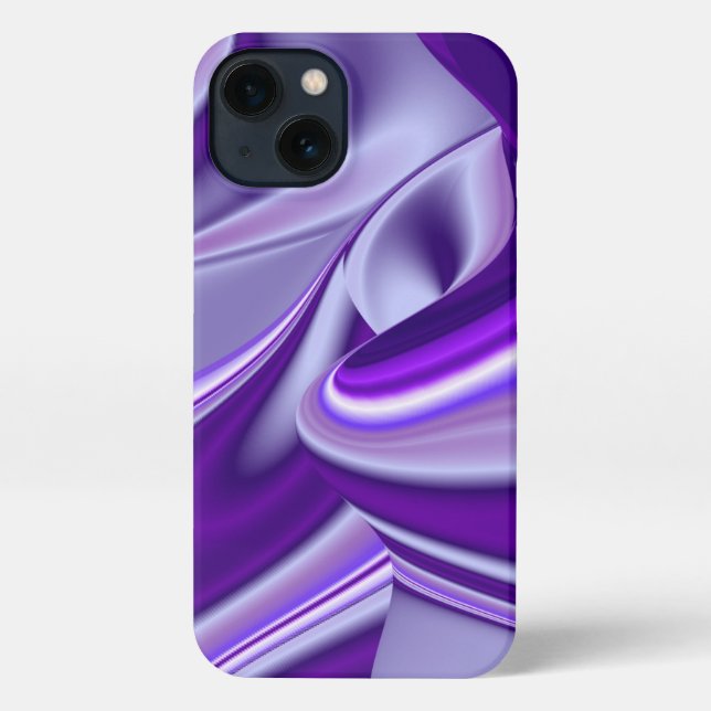 Purple Flower Rainbow Dreams iPhone Case (Back)