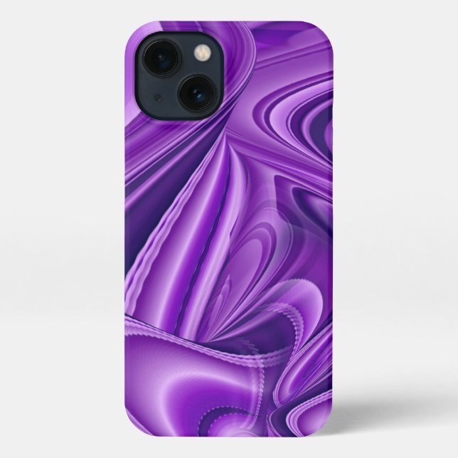 Purple Flower Rainbow Dreams iPhone Case (Back)