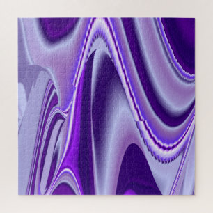 Purple Flower Rainbow Dreams Jigsaw Puzzle