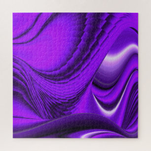 Purple Flower Rainbow Dreams Jigsaw Puzzle