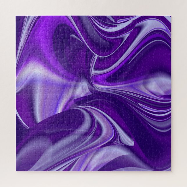 Purple Flower Rainbow Dreams Jigsaw Puzzle (Vertical)