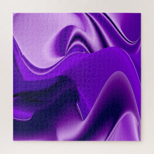 Purple Flower Rainbow Dreams Jigsaw Puzzle