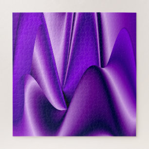 Purple Flower Rainbow Dreams Jigsaw Puzzle