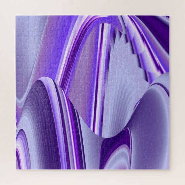 Purple Flower Rainbow Dreams Jigsaw Puzzle (Vertical)