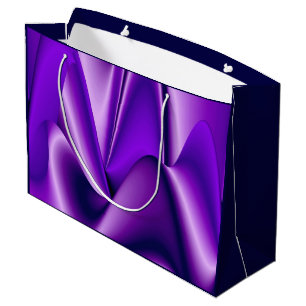 Purple Flower Rainbow Dreams Large Gift Bag
