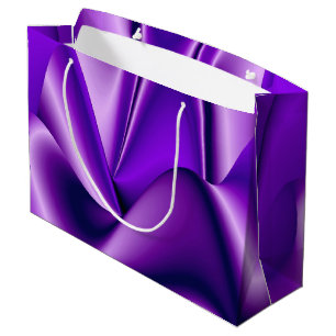 Purple Flower Rainbow Dreams Large Gift Bag