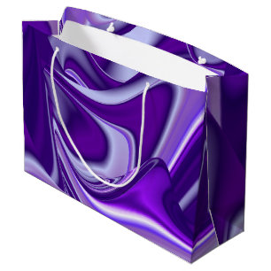 Purple Flower Rainbow Dreams Large Gift Bag