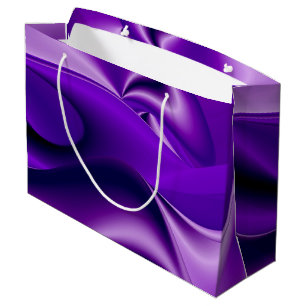 Purple Flower Rainbow Dreams Large Gift Bag