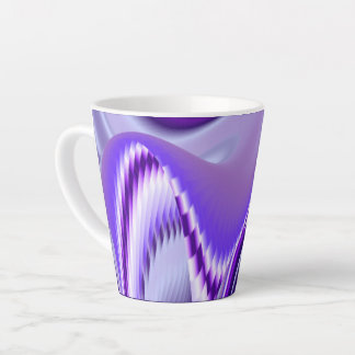 Purple Flower Rainbow Dreams Latte Mug