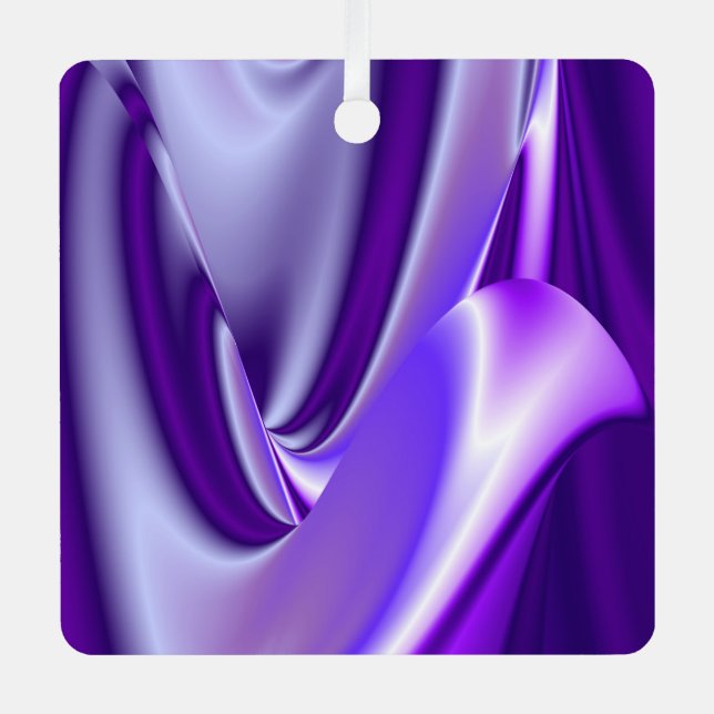 Purple Flower Rainbow Dreams Metal Tree Decoration (Front)