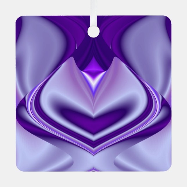 Purple Flower Rainbow Dreams Metal Tree Decoration (Front)