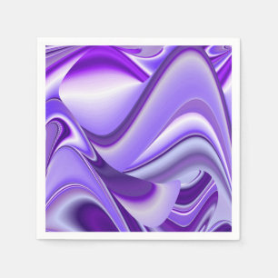 Purple Flower Rainbow Dreams Napkin