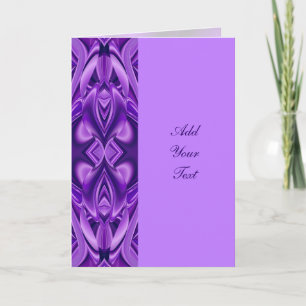 Purple Flower Rainbow Dreams Note Card